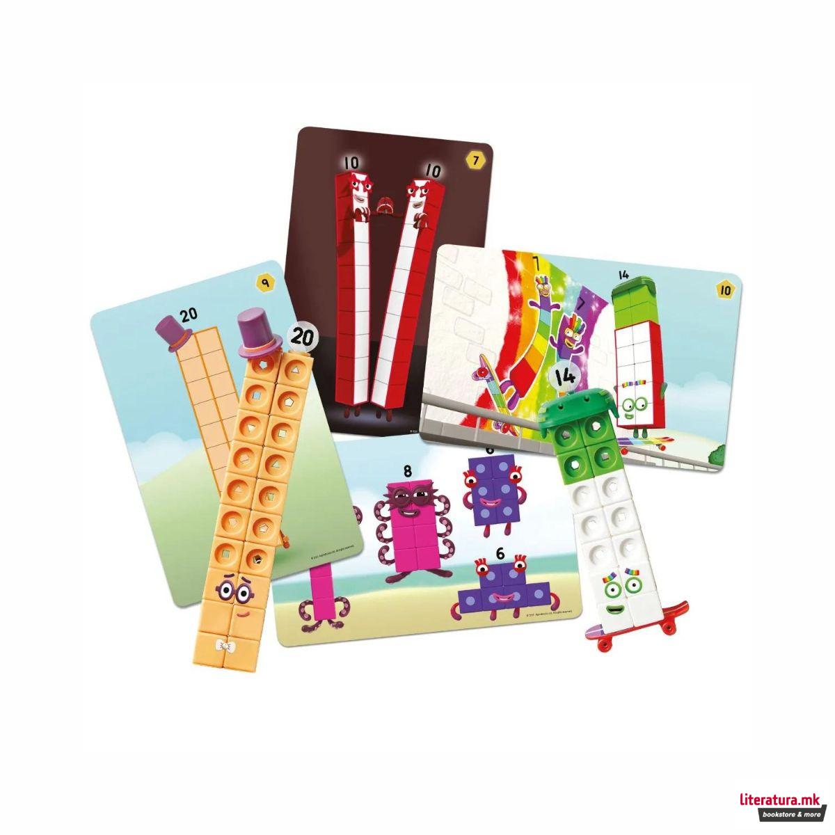 Сет со математички активности, MathLink® Cubes Numberblocks 11-20 