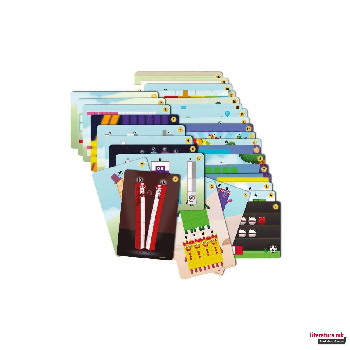 Сет со математички активности, MathLink® Cubes Numberblocks 11-20 