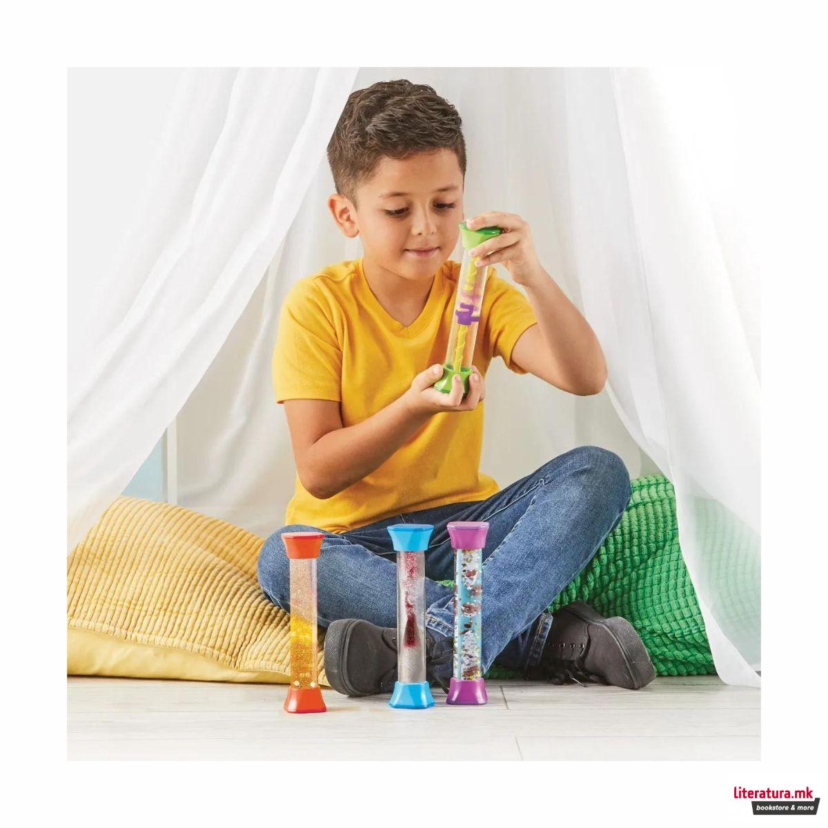 Сетилни туби, Sensory Fidget Tubes, сет од 4 