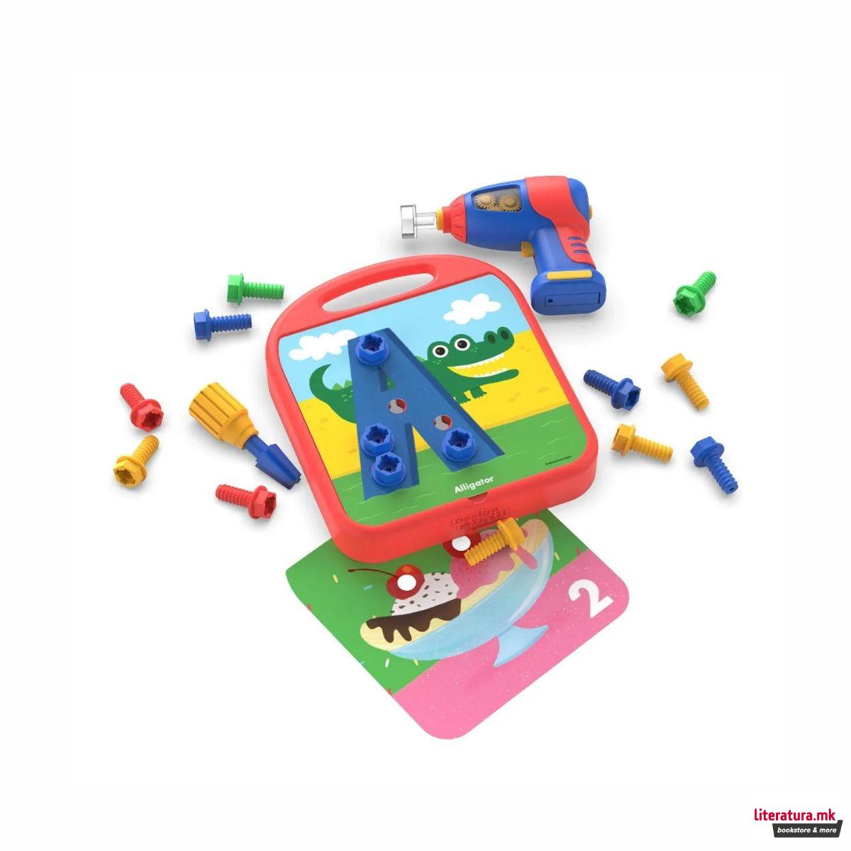 СТЕМ-сет - Букви и бројки, Design & Drill® ABCs & 123s 