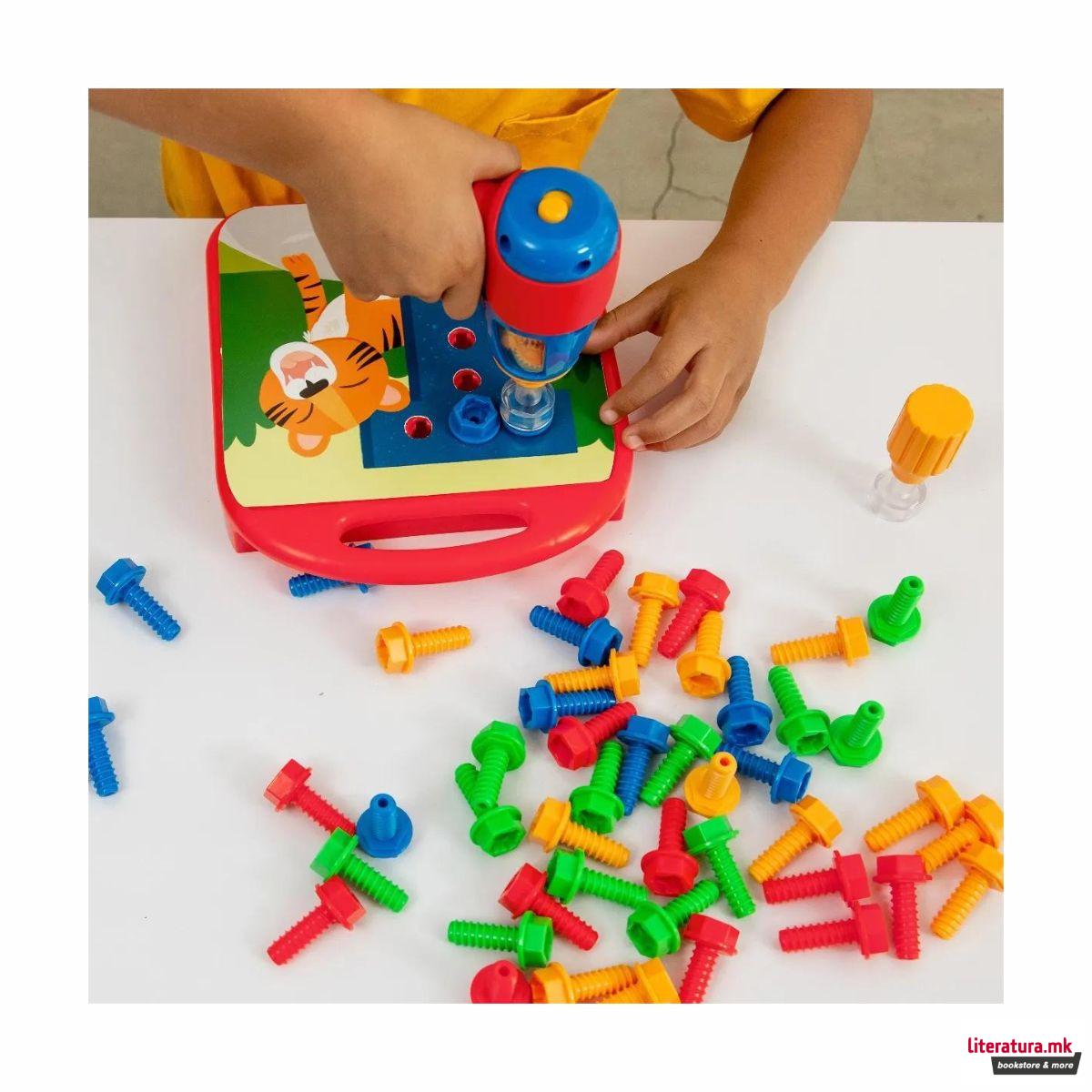 СТЕМ-сет - Букви и бројки, Design & Drill® ABCs & 123s 