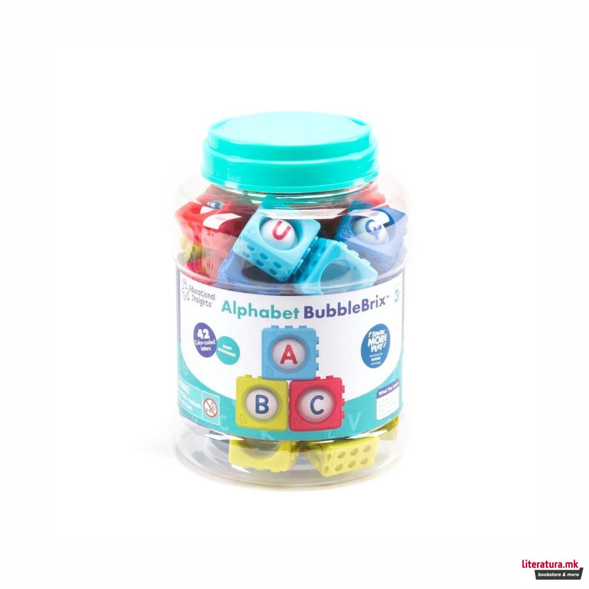 Едукативни коцки - Азбука, Alphabet BubbleBrix™ 