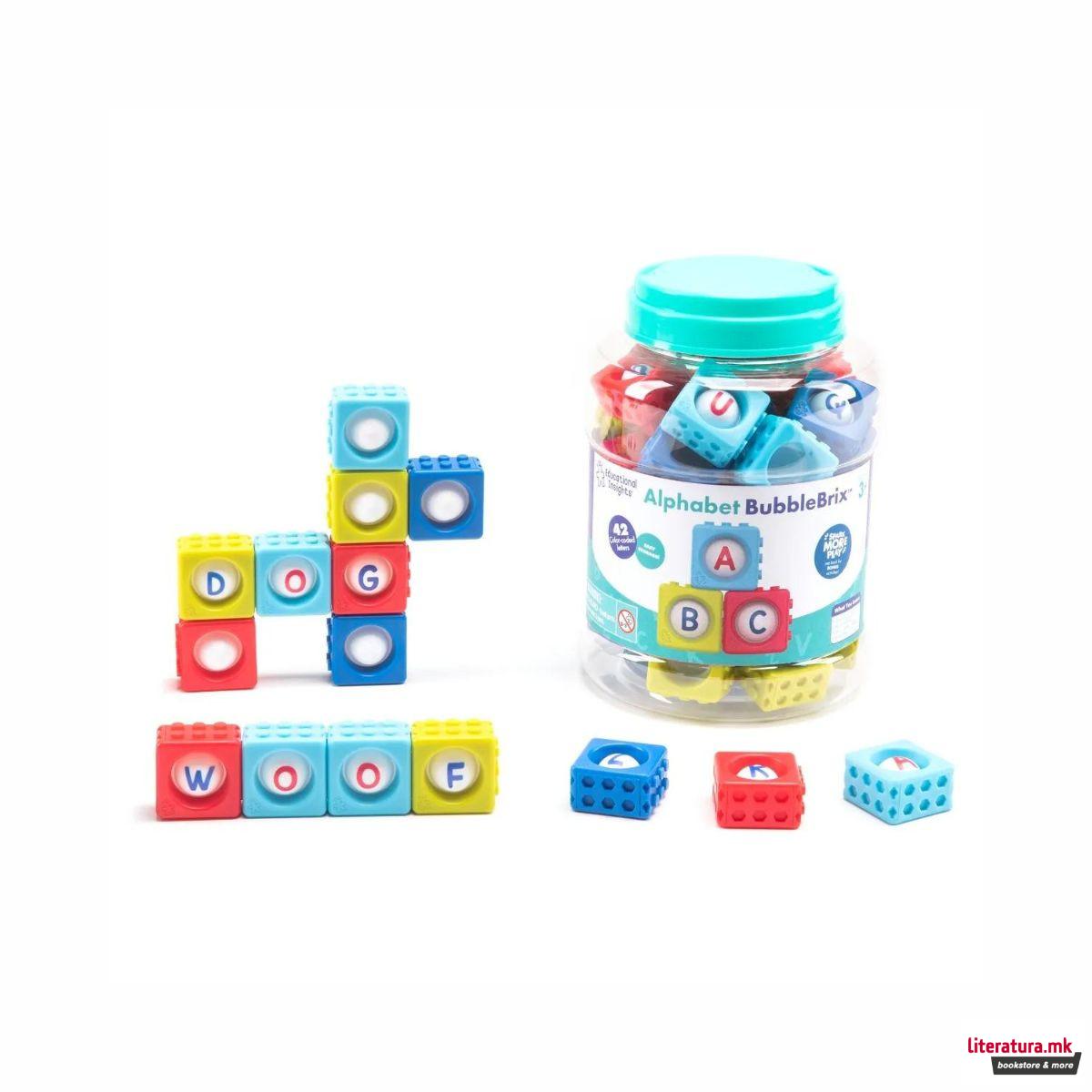 Едукативни коцки - Азбука, Alphabet BubbleBrix™ 
