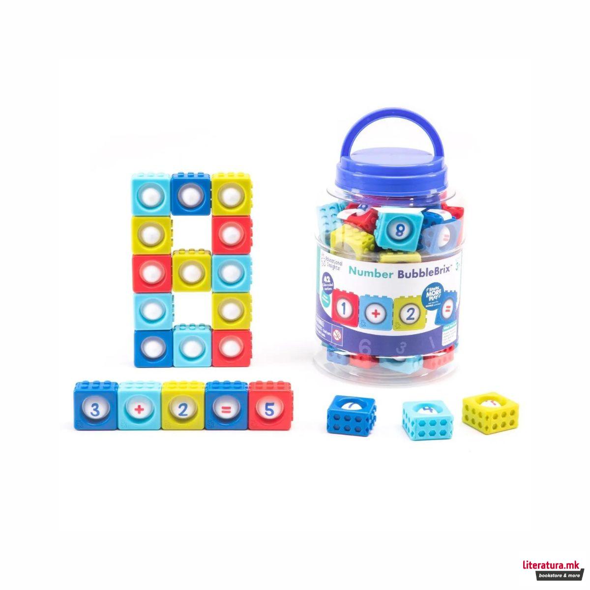 Едукативни коцки - Бројки, Number BubbleBrix™ 