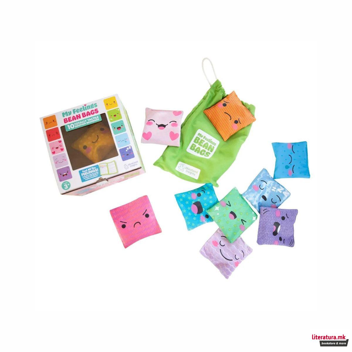 Интерактивни едукативни вреќички - Емоции, My Feelings Bean Bags 