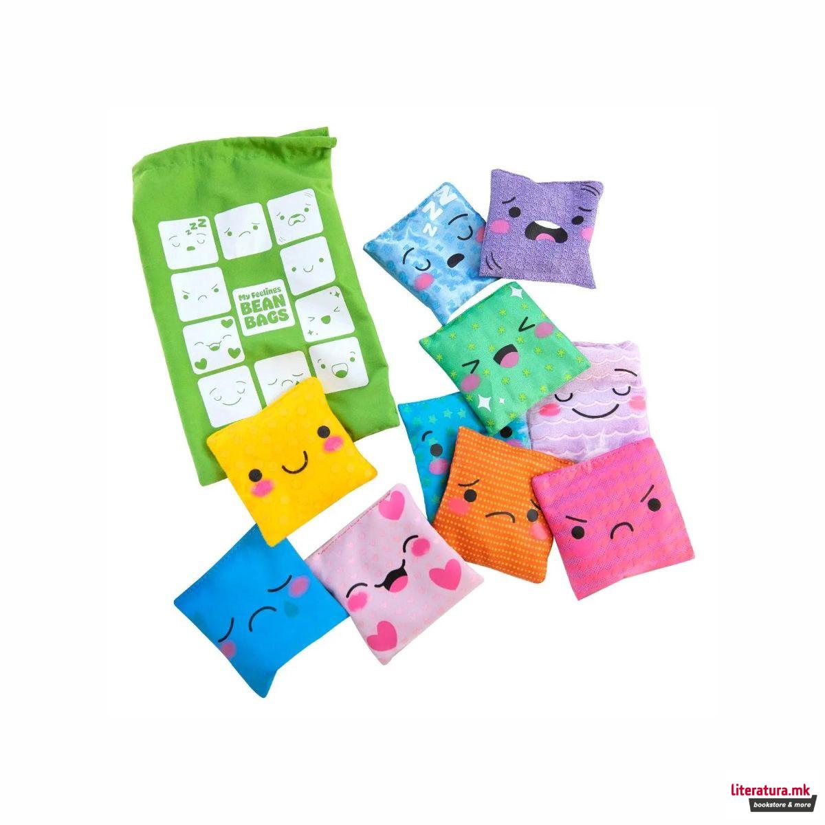 Интерактивни едукативни вреќички - Емоции, My Feelings Bean Bags 