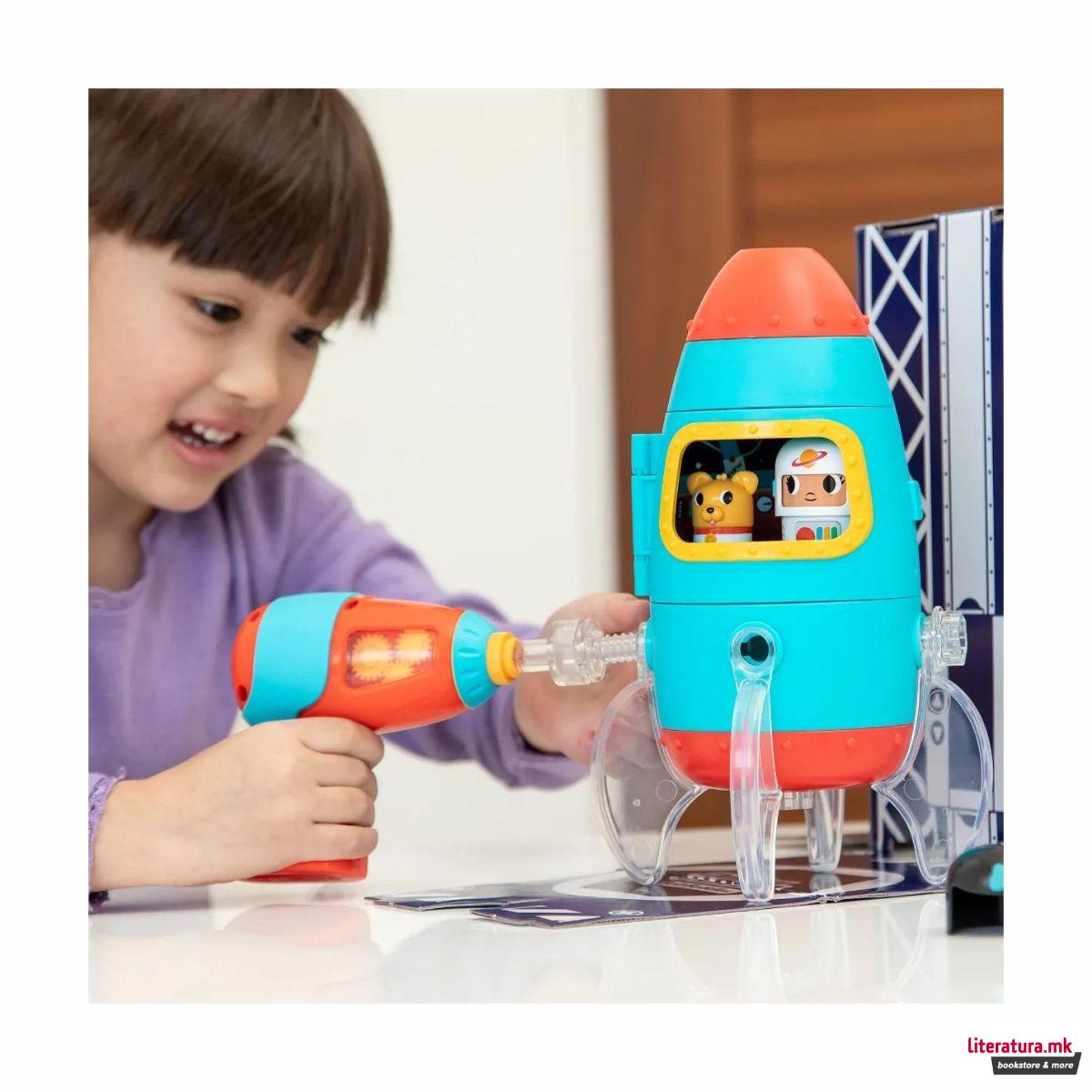 СТЕМ-сет - Ракета, Design & Drill® Bolt Buddies® Rocket 