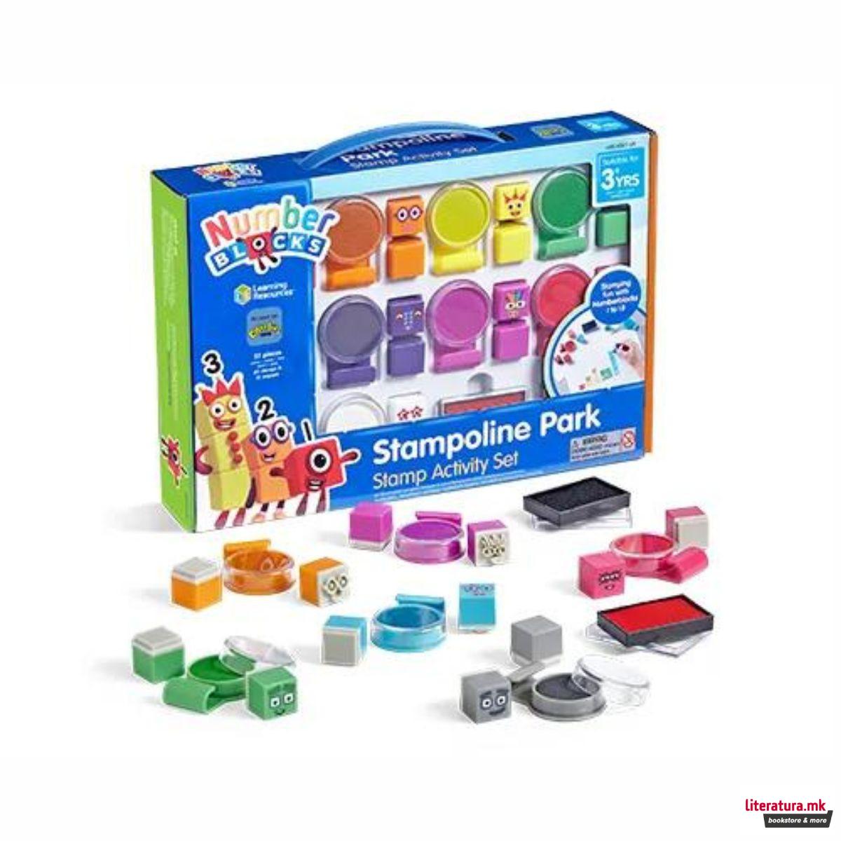 Креативен сет, Numberblocks Stampoline Park Stamp 