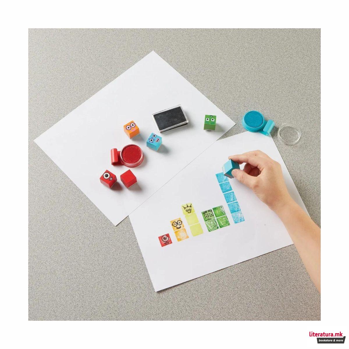 Креативен сет, Numberblocks Stampoline Park Stamp 