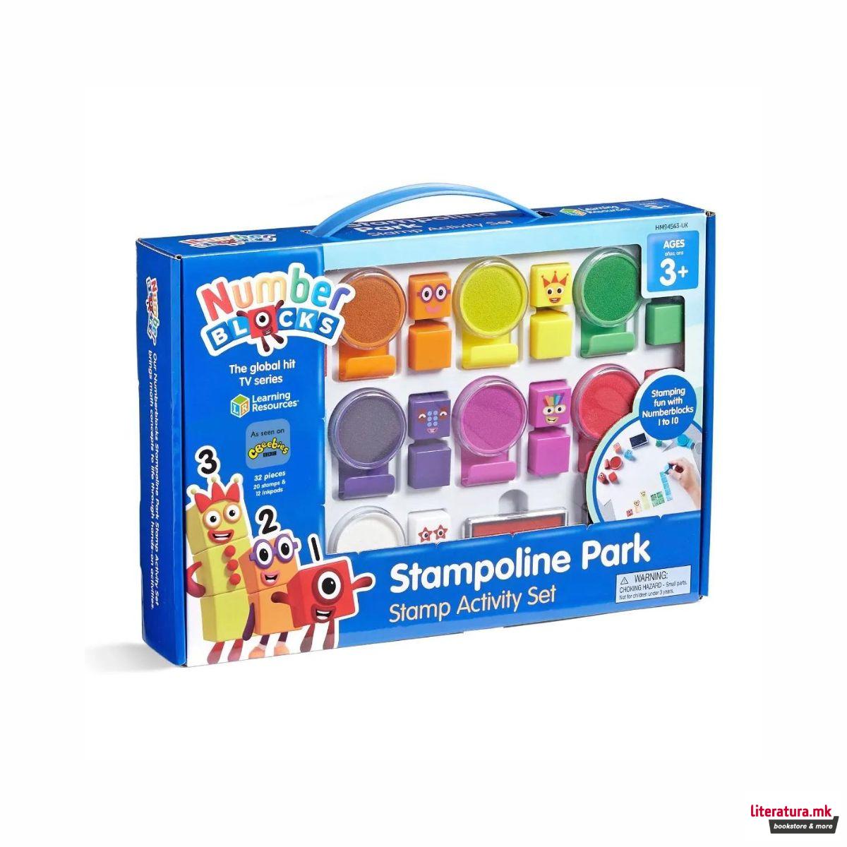 Креативен сет, Numberblocks Stampoline Park Stamp 