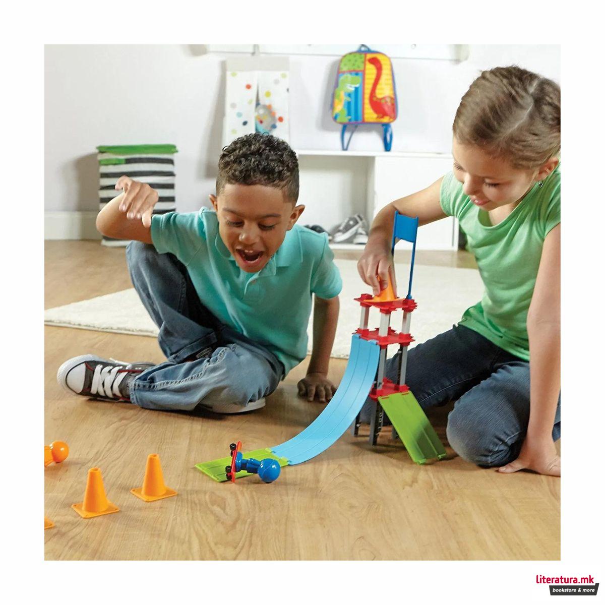 Сет за градба - Скејт-парк, Skate Park Engineering & Design Building Set 