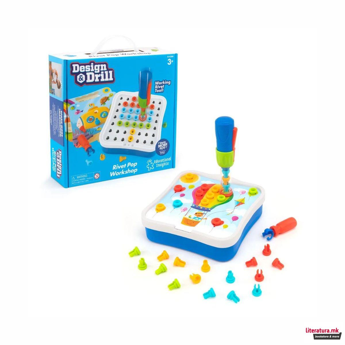 СТЕМ-сет, Design & Drill® Rivet Pop Workshop 