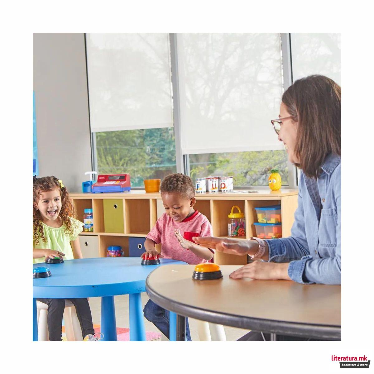 Сет тастери со светла и звуци, Lights and Sounds Buzzers, 1/4 