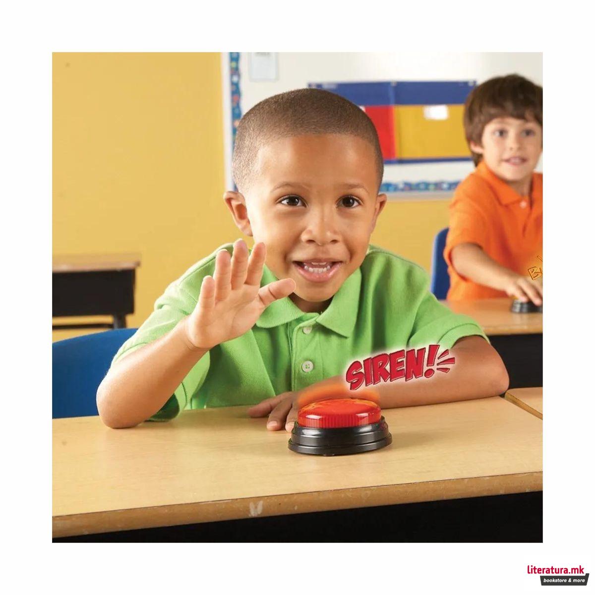 Сет тастери со светла и звуци, Lights and Sounds Buzzers, 1/4 