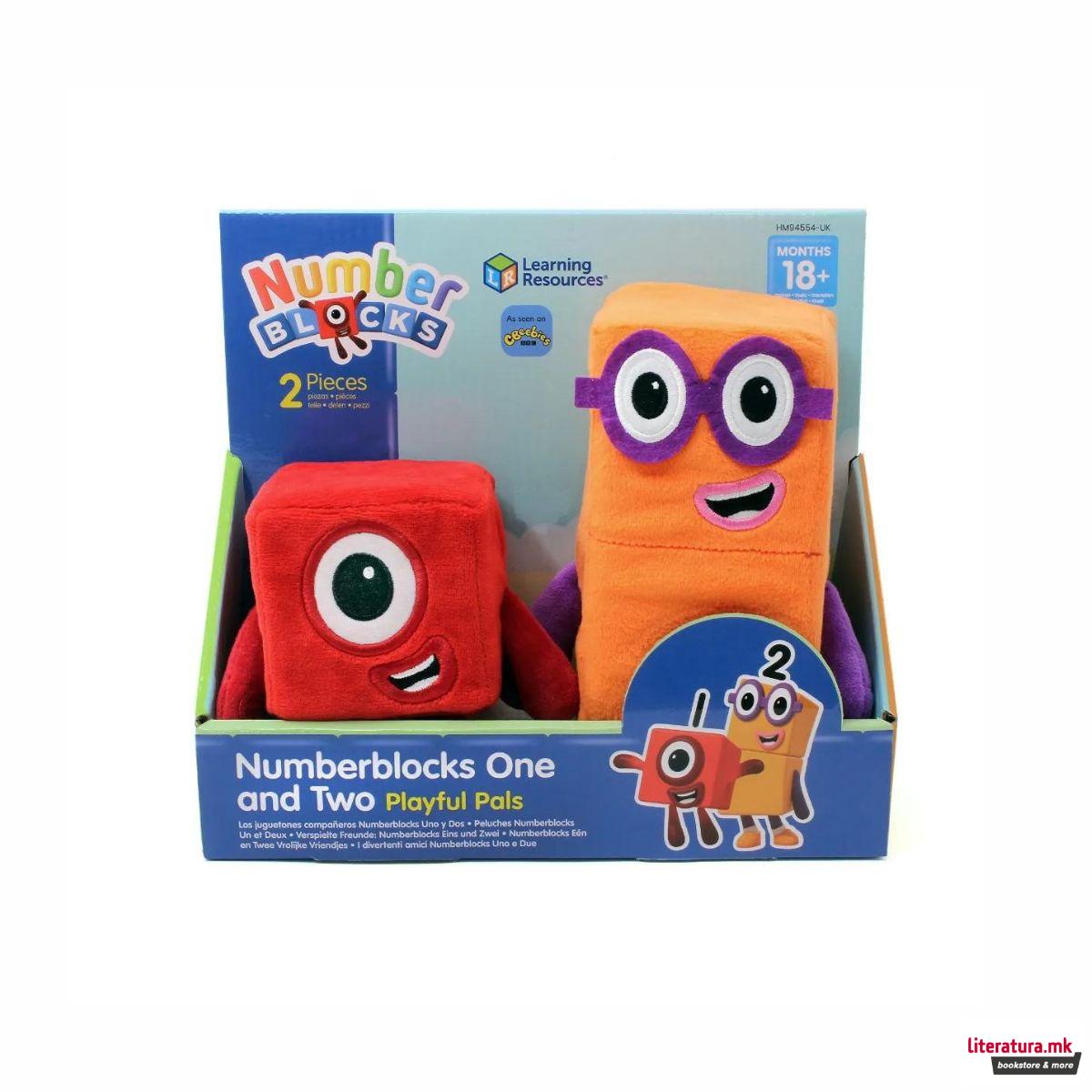 Плишани играчки, Numberblocks One And Two Playful Pals 