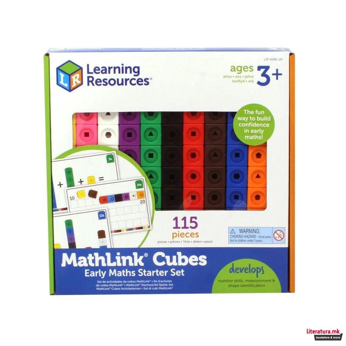 Сет со математички активности, Mathlink® Cubes Starter Set 