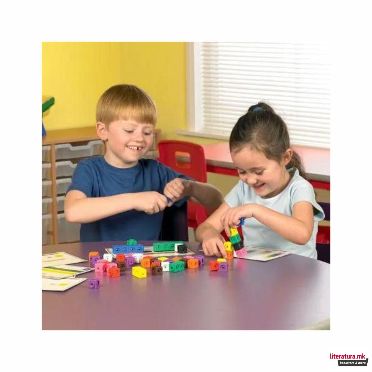 Сет со математички активности, Mathlink® Cubes Starter Set 