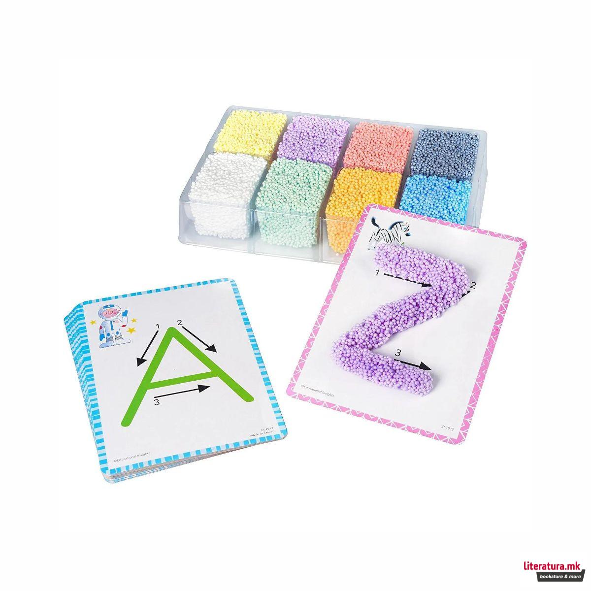 Сет за моделирање и учење - Азбука, Playfoam® Shape & Learn Alphabet Set