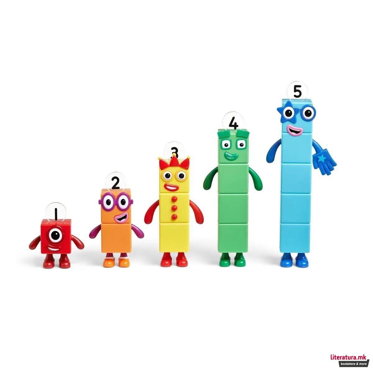 Сет фигури, Numberblocks Friends One to Five