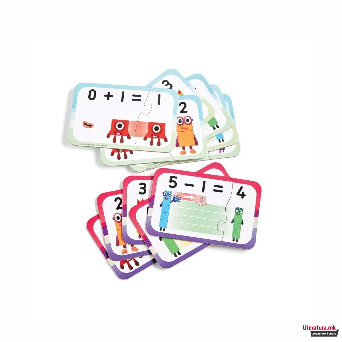 Сет едукативни сложувалки - Собирање и одземање, Numberblocks: Adding and Subtra 