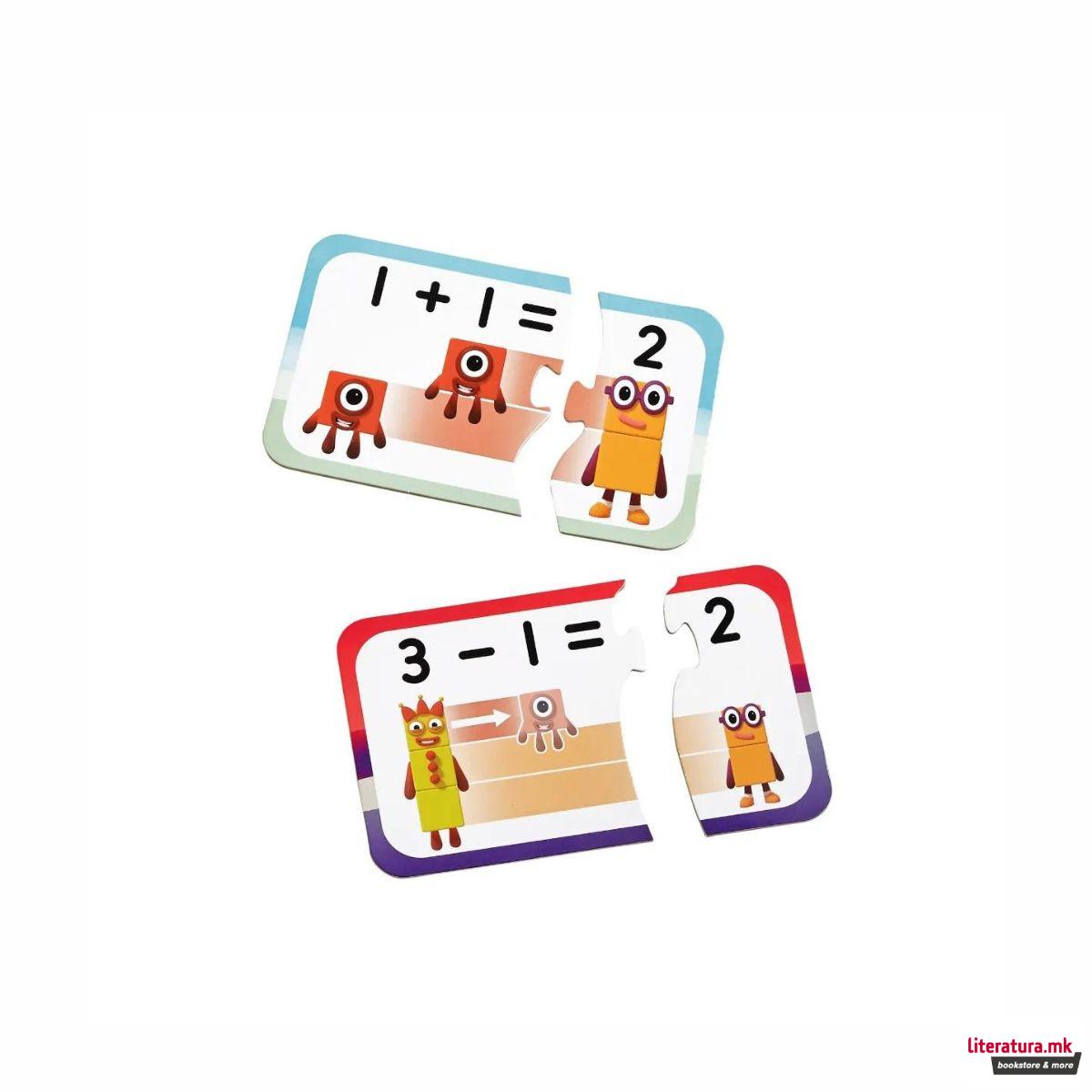 Сет едукативни сложувалки - Собирање и одземање, Numberblocks: Adding and Subtra 