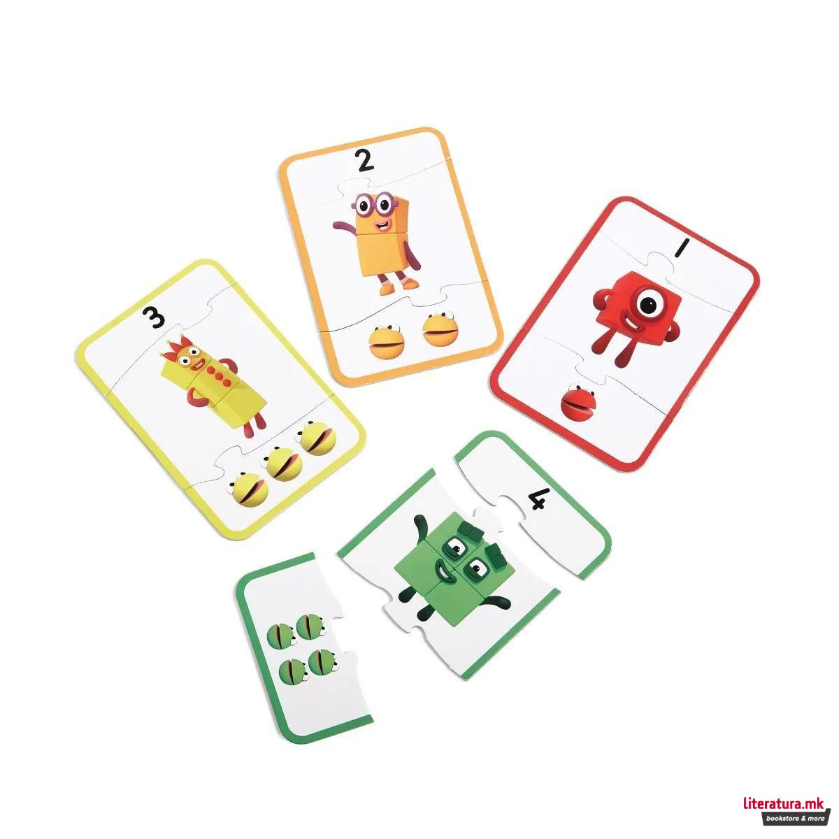 Сет едукативни сложувалки - Броење, Numberblocks: Counting 