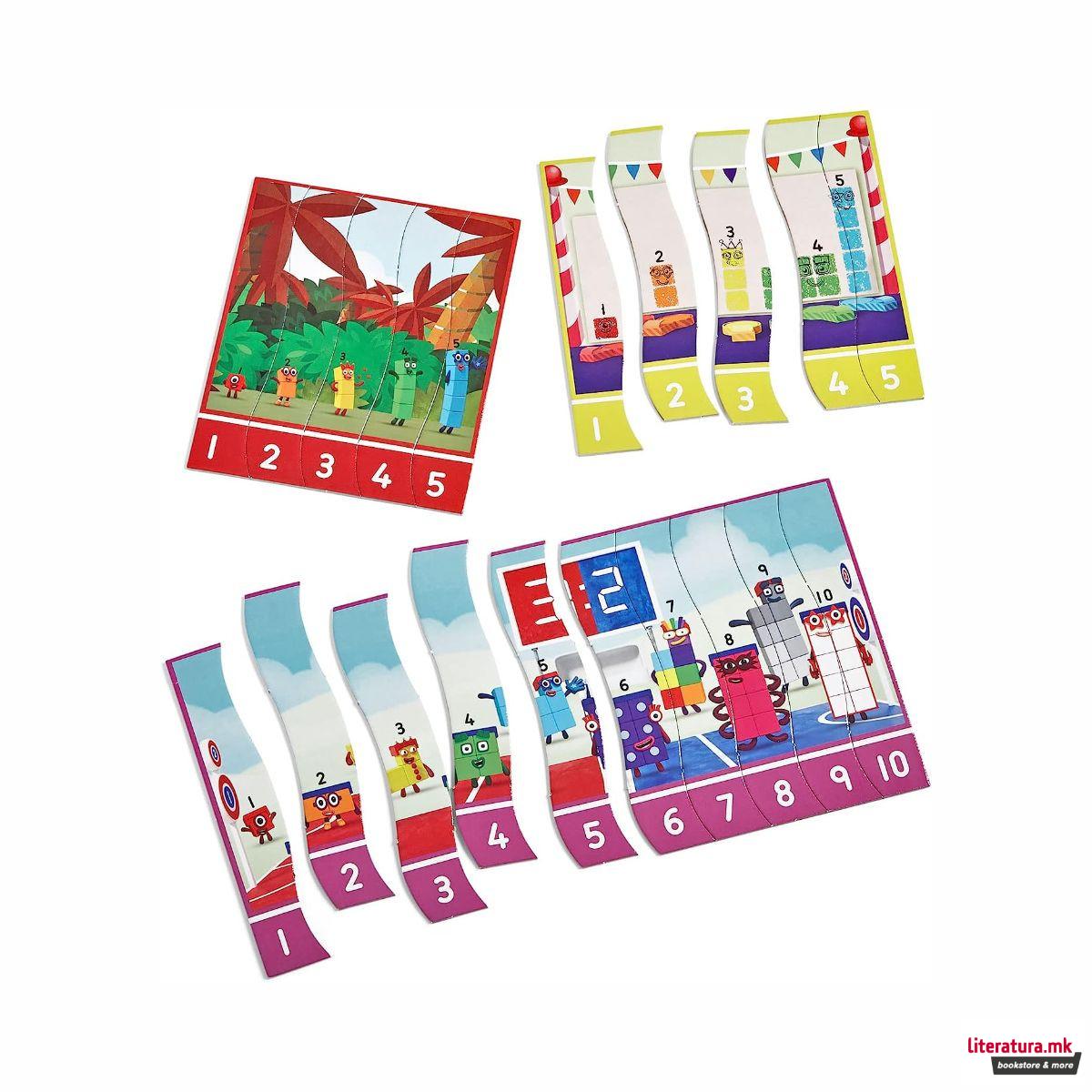 Сет едукативни сложувалки, Numberblocks: Sequencing 