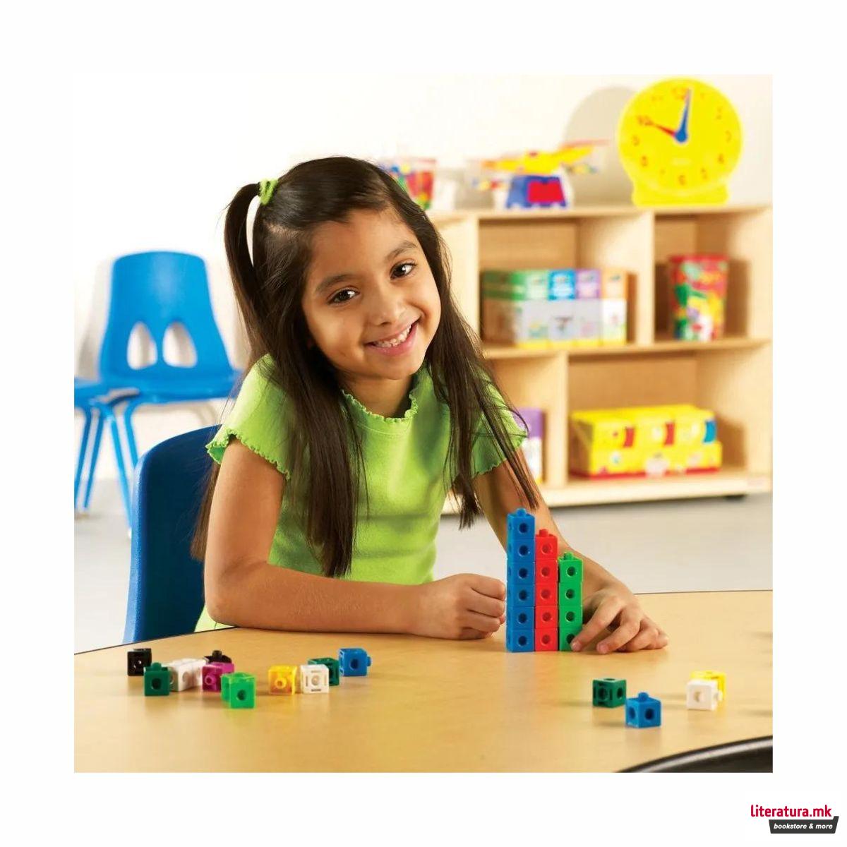 Едукативни коцки, Snap Cubes®, 1/100 