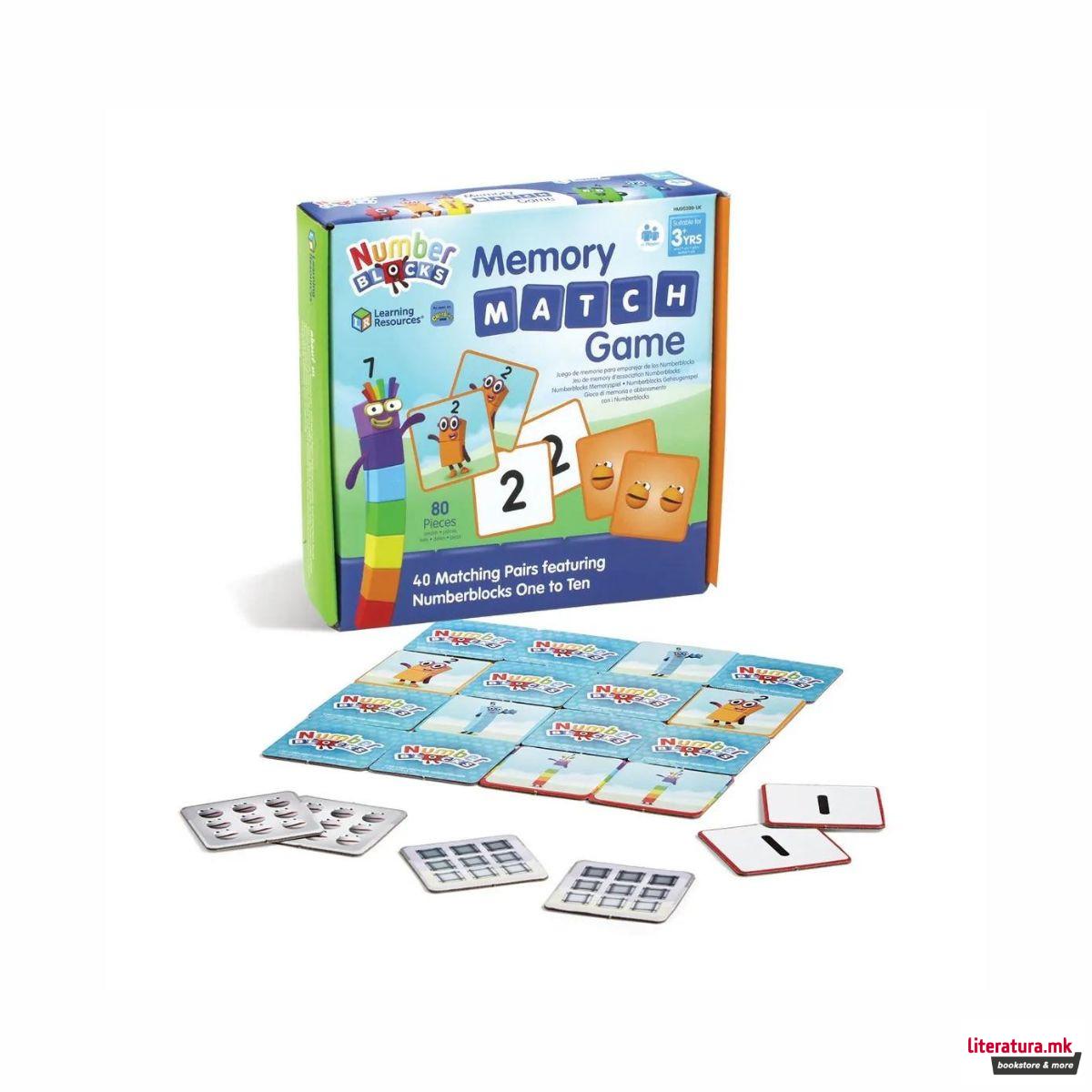 Друштвена игра, Numberblocks Memory Match Game 