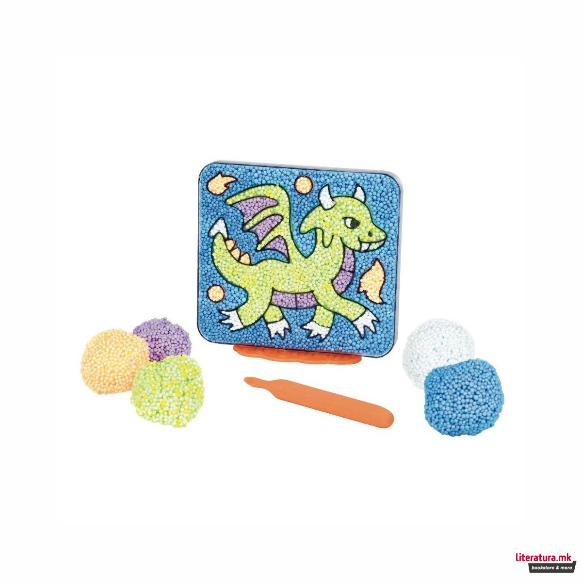 Пена за моделирање - боенка, Colour by Playfoam® - Змеј 