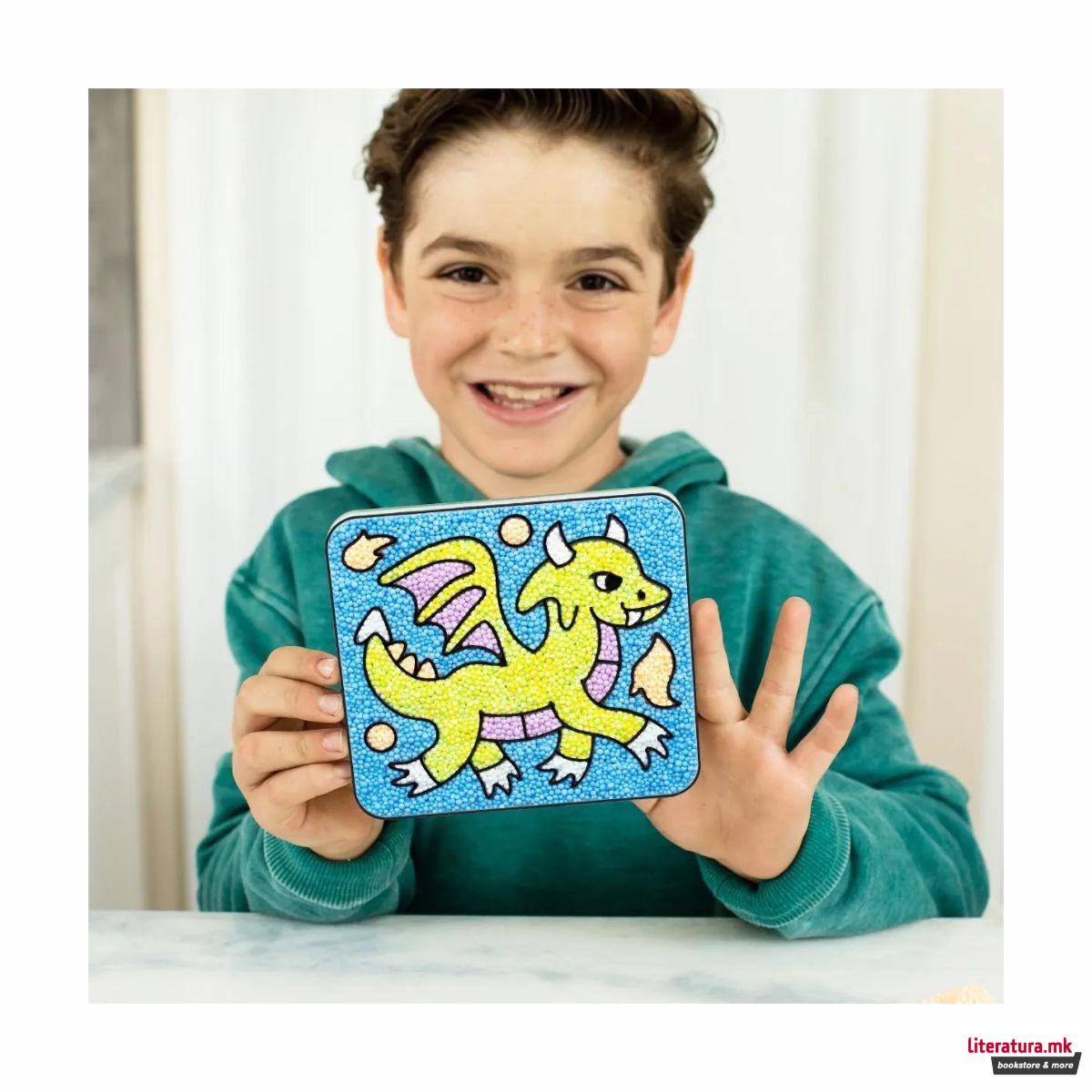 Пена за моделирање - боенка, Colour by Playfoam® - Змеј 