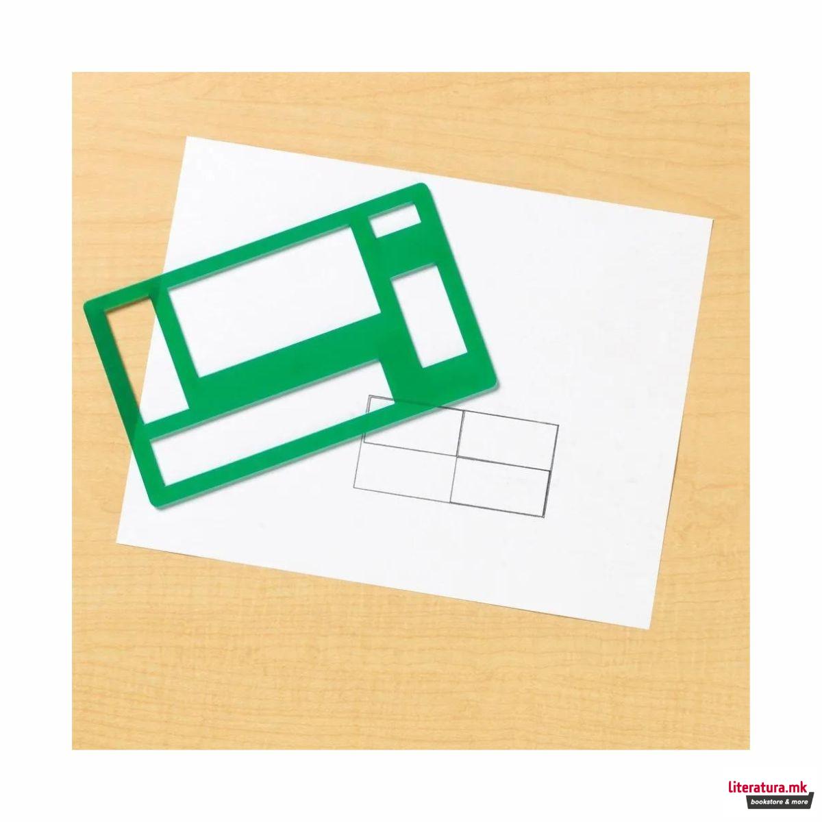 Сет шаблони - Основни геометриски форми, 1/5 