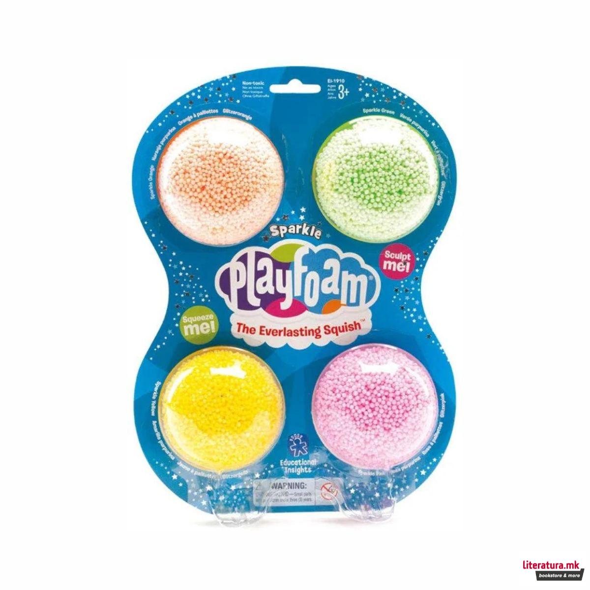 Пена за моделирање, Playfoam® Sparkle 4-Pack