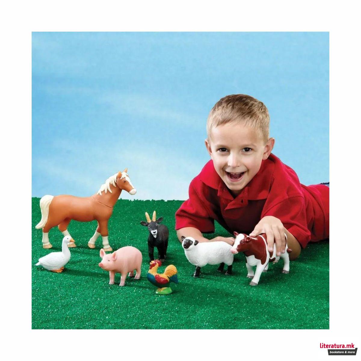 Сет фигури - Животни на фарма, Jumbo Farm Animals