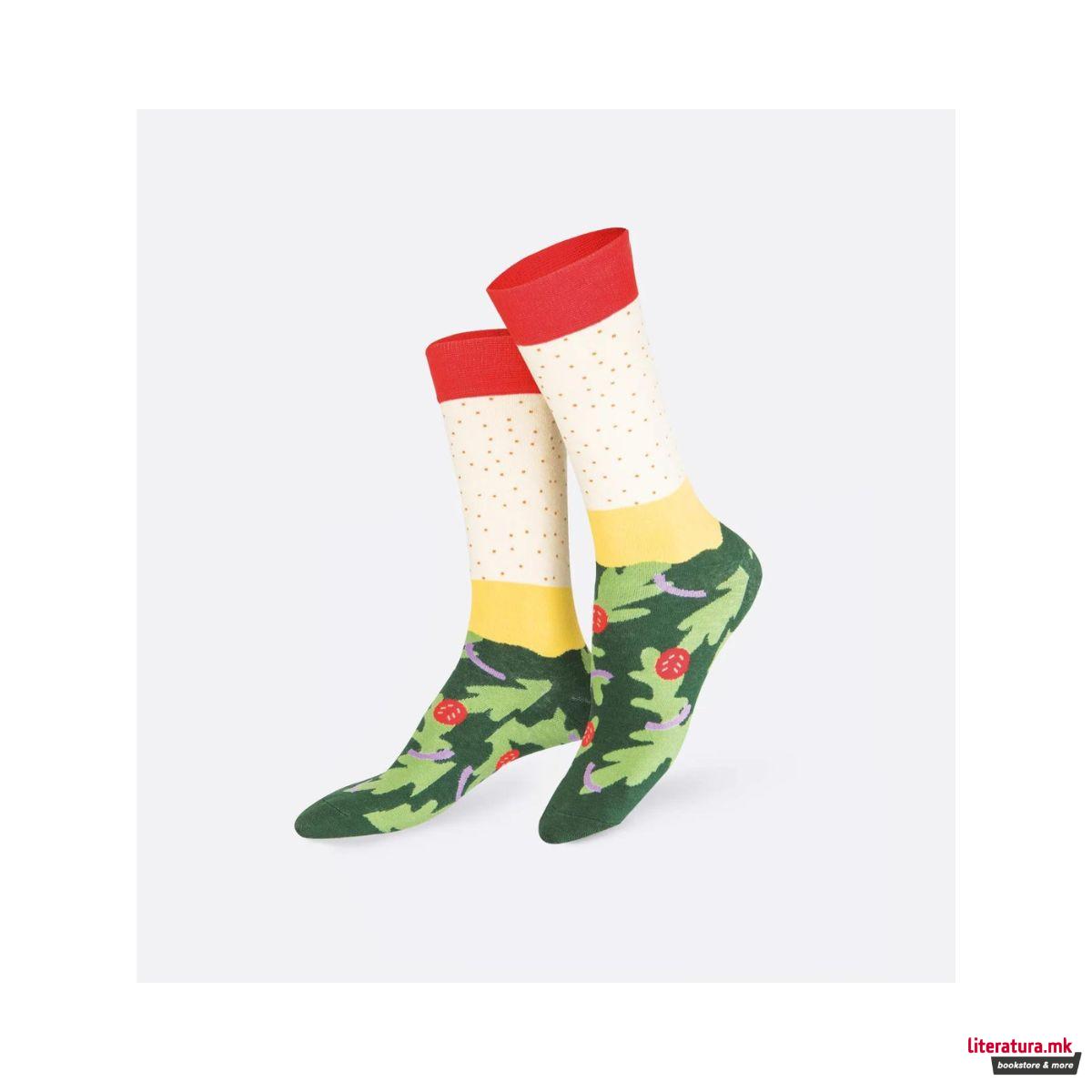 Чорапи, Eat My Socks - Napoli Vegan Pizza 