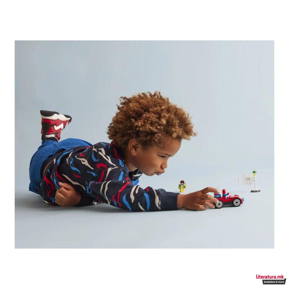 LEGO коцки, Marvel: Spidey Amazing Friends - Spider Man's Car and Doc Ock 