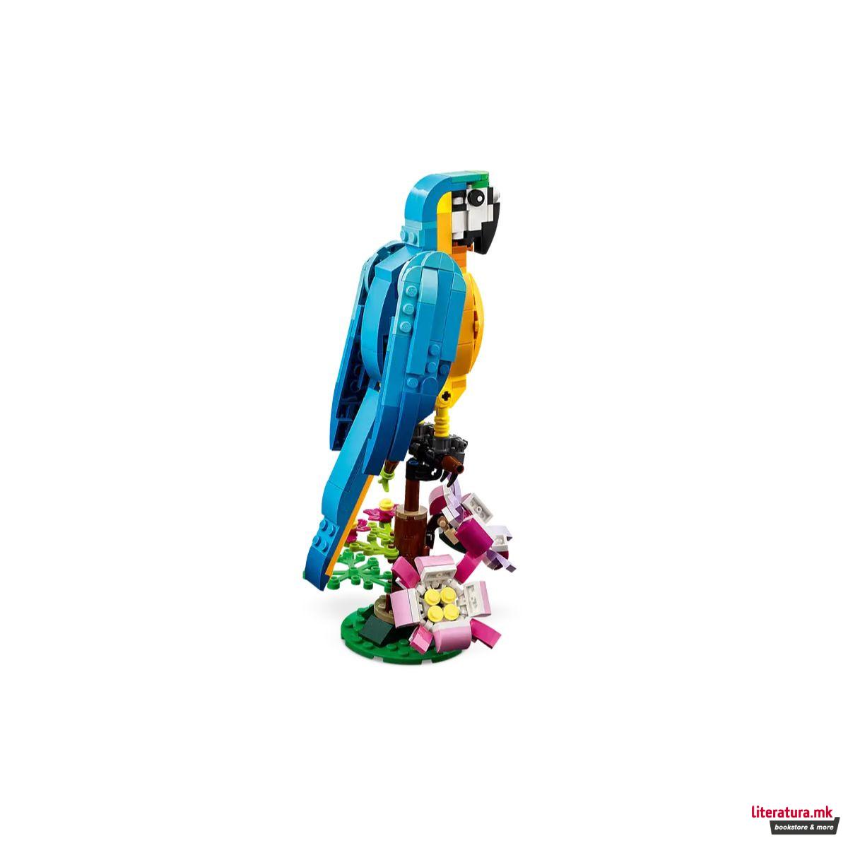 LEGO коцки, Creator 3-in-1, Exotic Parrot 