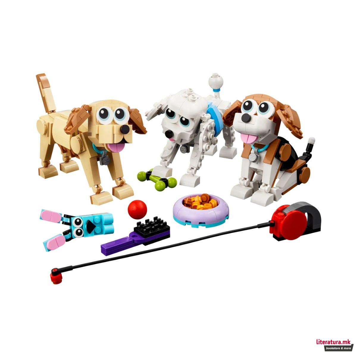 LEGO коцки, Creator 3-in-1, Adorable Dogs 
