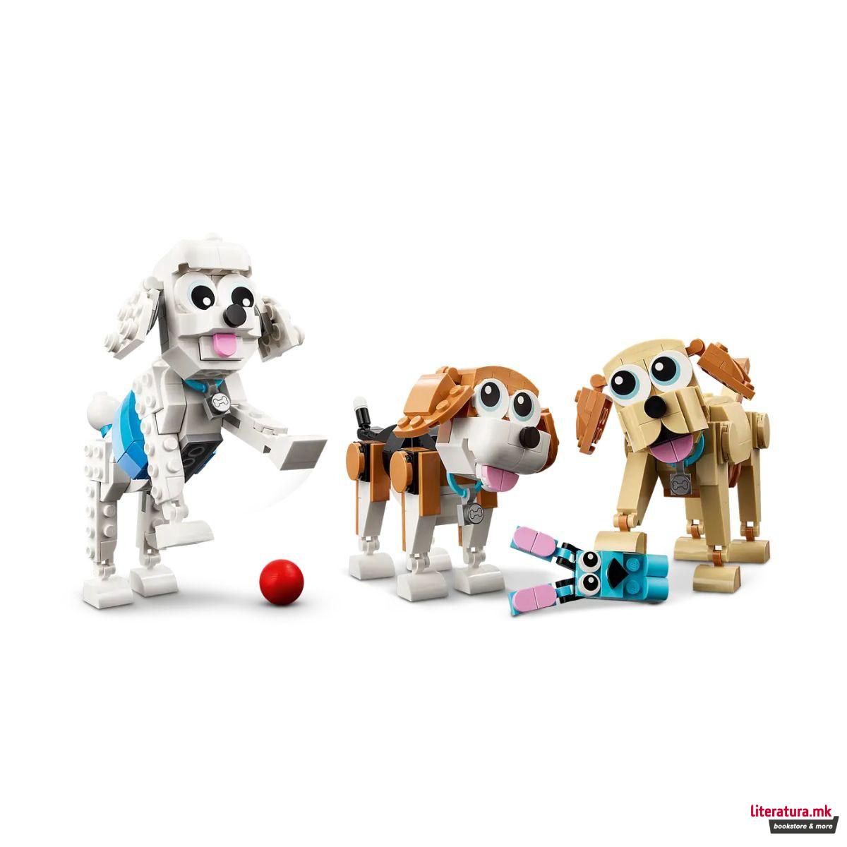 LEGO коцки, Creator 3-in-1, Adorable Dogs 