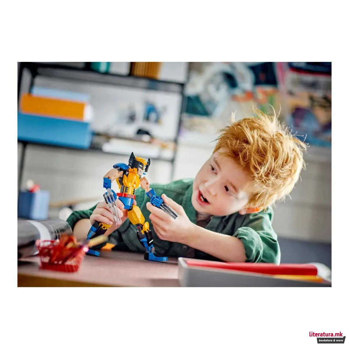 LEGO коцки, Marvel, X-Men - Wolverine Construction Figure 