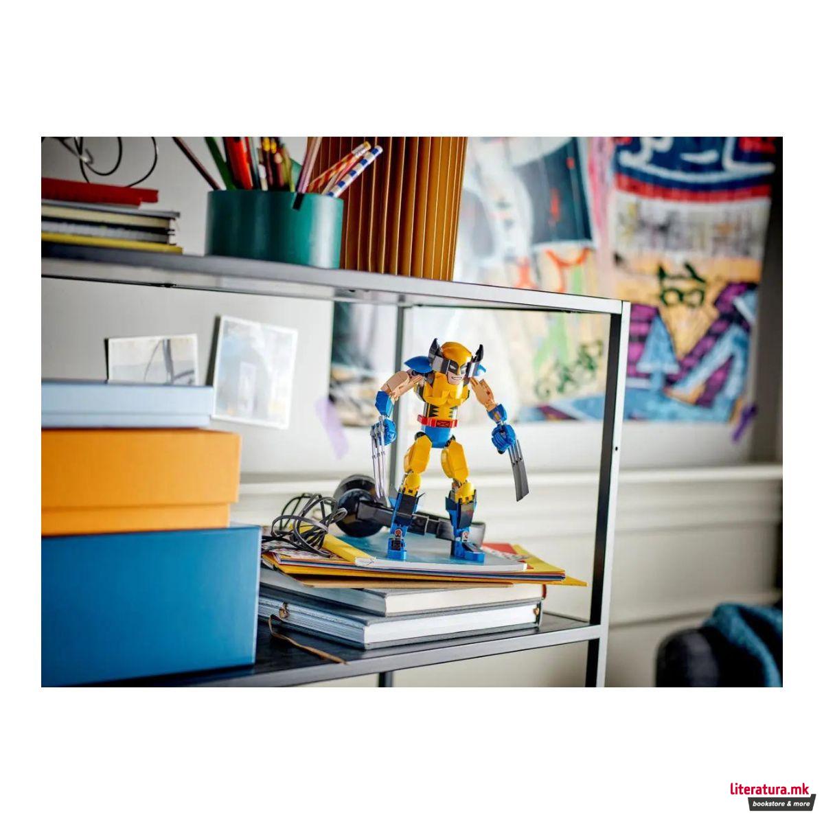 LEGO коцки, Marvel, X-Men - Wolverine Construction Figure 