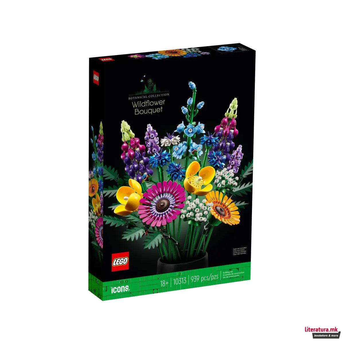 LEGO коцки, Botanical Collection, Wildflower Bouquet 