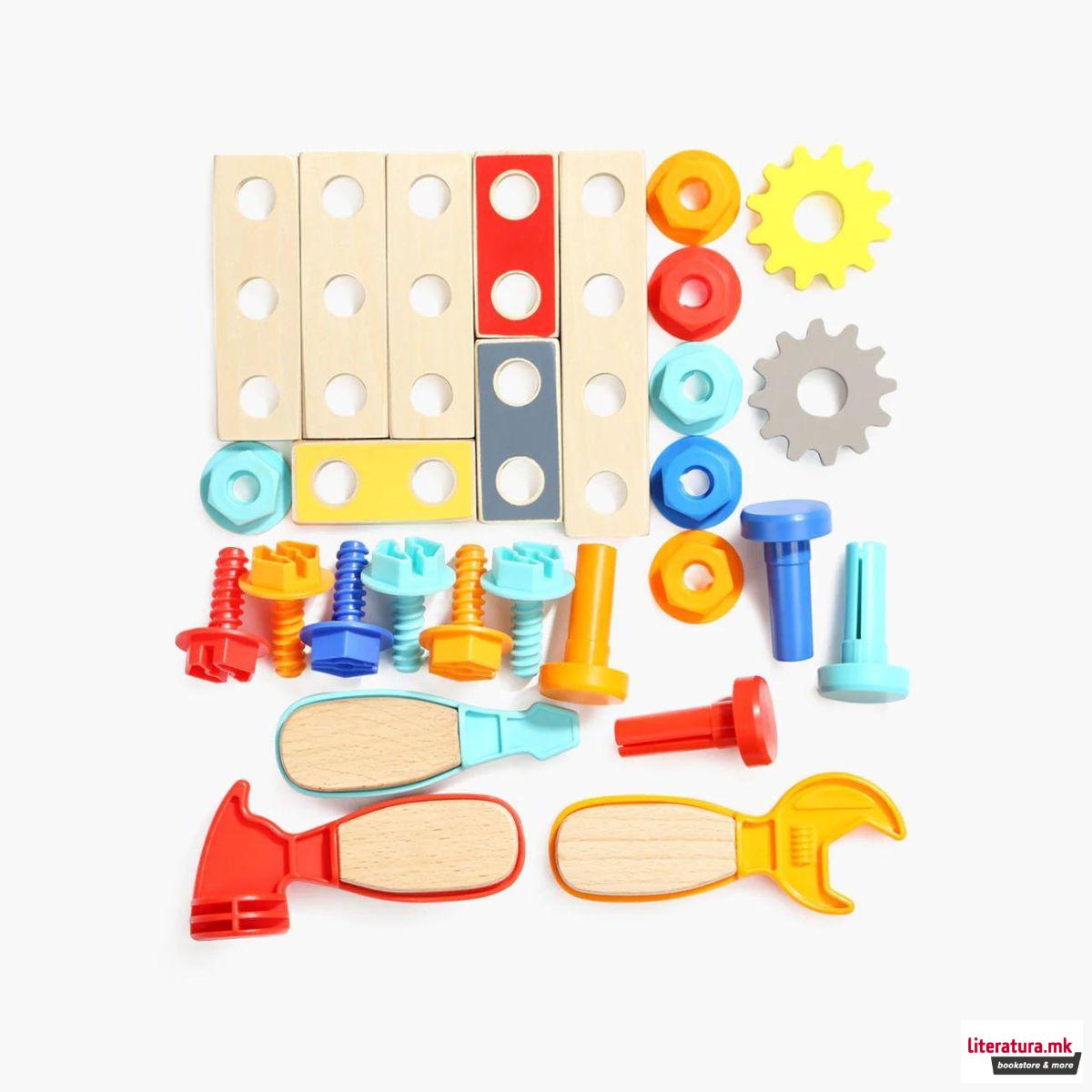 Играчка за сортирање форми, Камион-миксер 