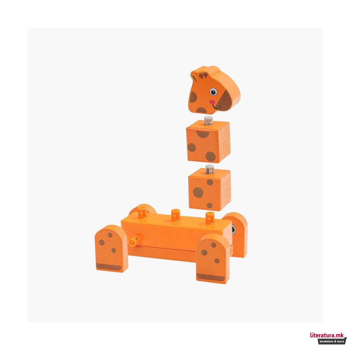 Коцки за градба - Шумски животни 