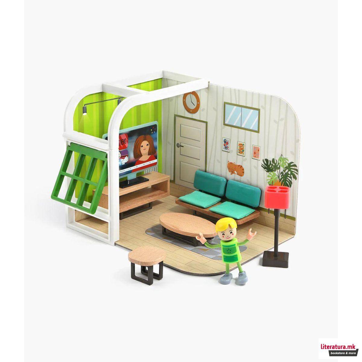 Сет за игра - Дневна соба, Kevin's Happy Parlour 