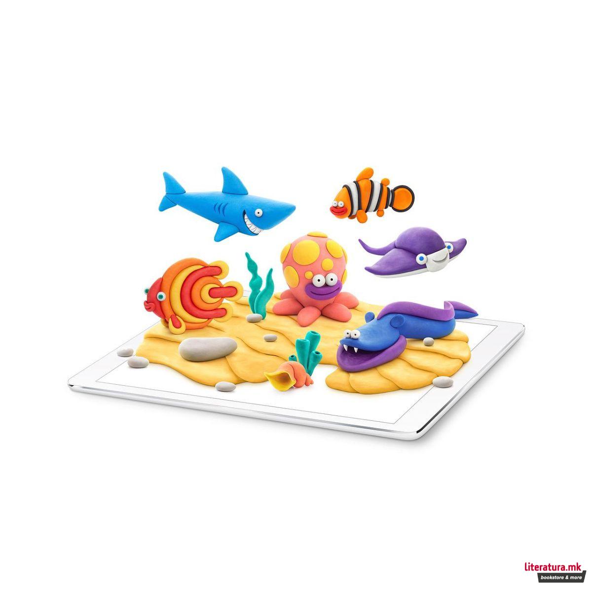 Сет за изработка со глина, Hey Clay Ocean 