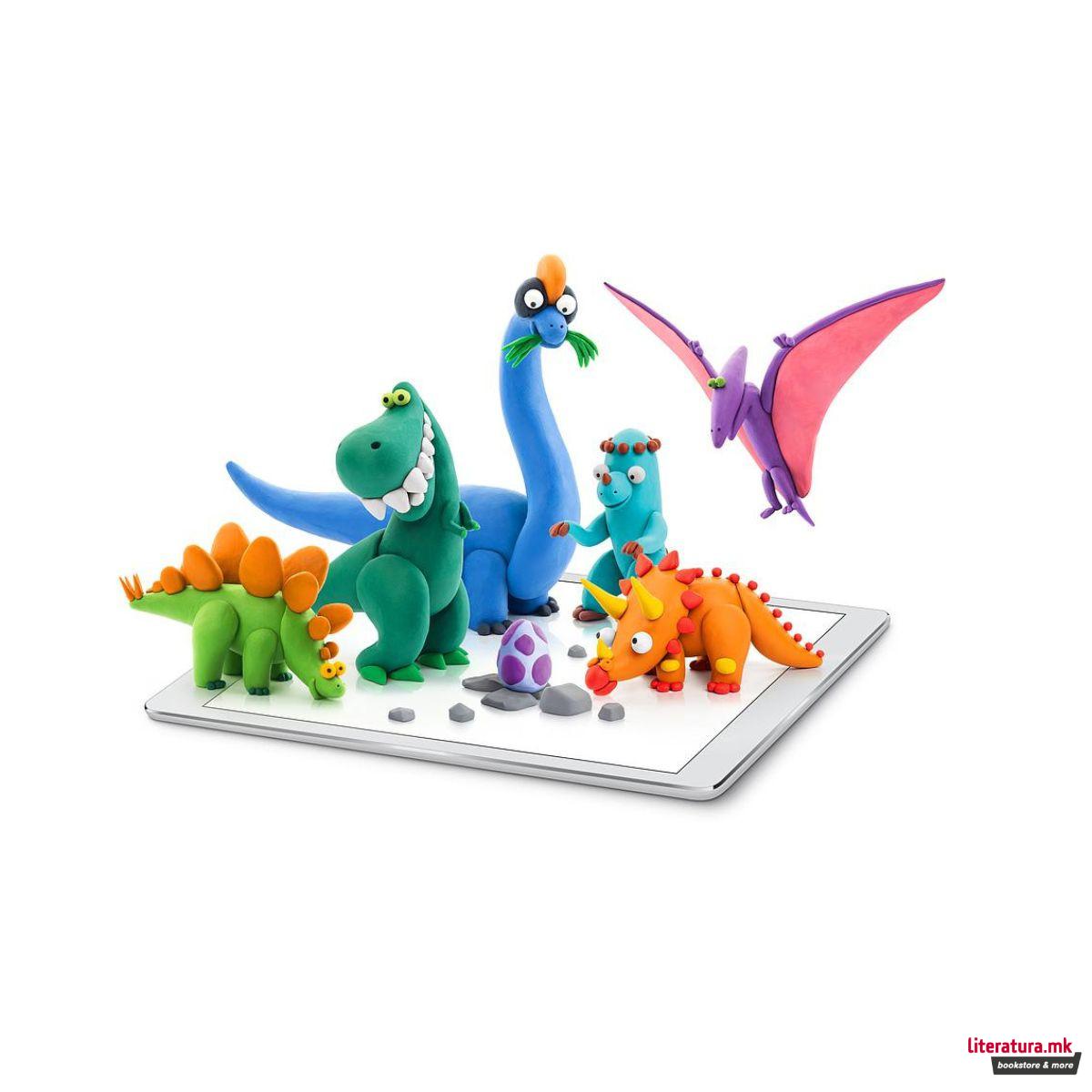 Сет за изработка со глина, Hey Clay Dinos 