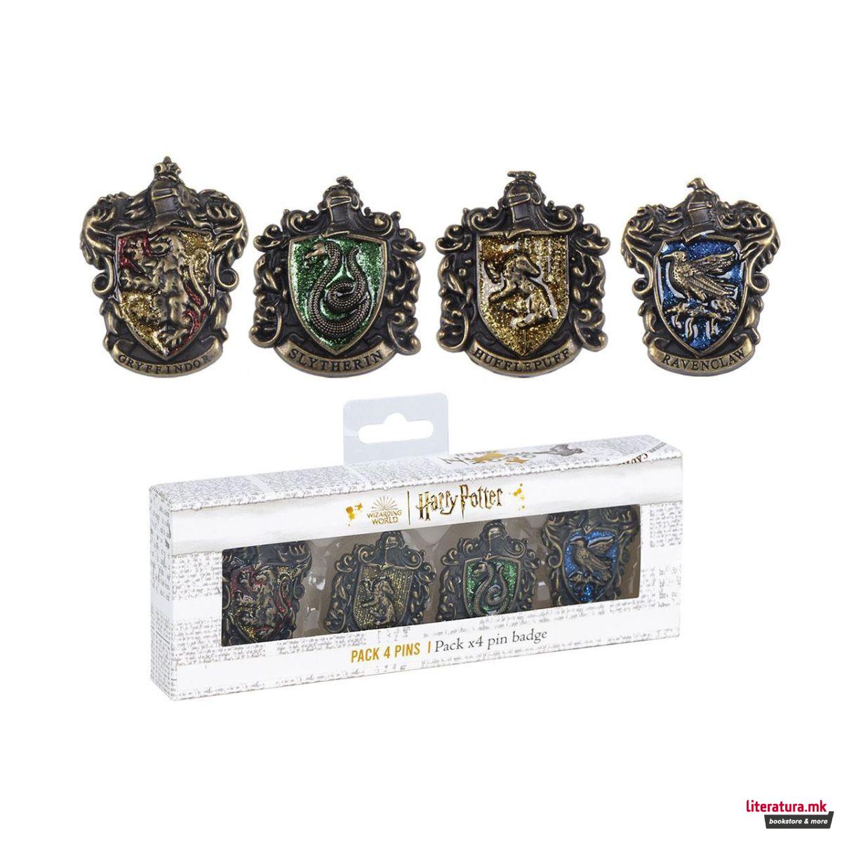 Сет беџови, Harry Potter - Hogwarts Houses 