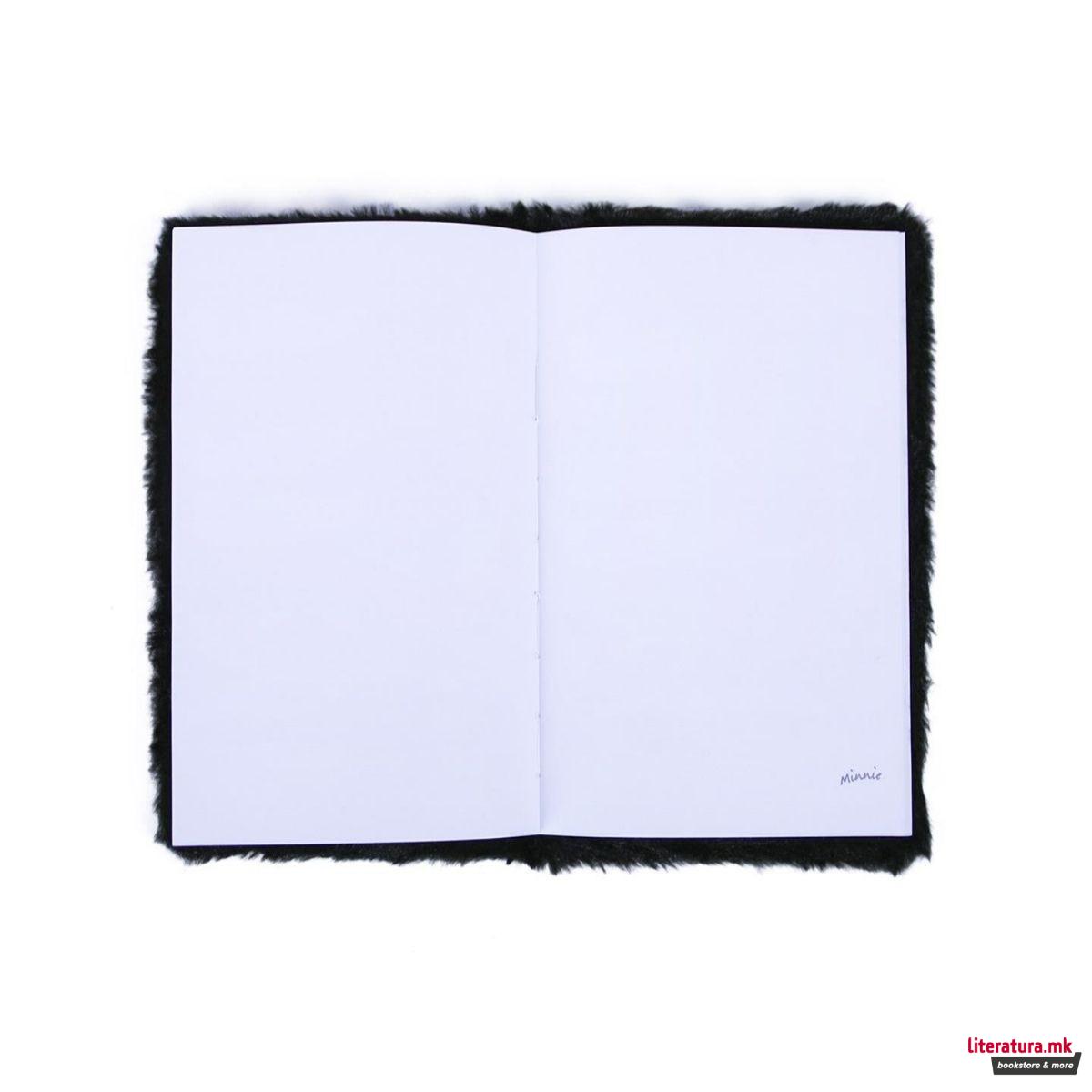 Нотес со плишани корици, Disney - Minnie Mouse, A5 