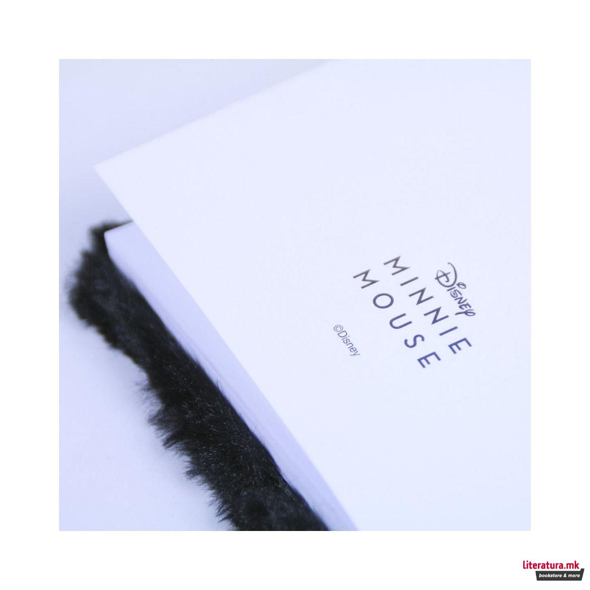 Нотес со плишани корици, Disney - Minnie Mouse, A5 